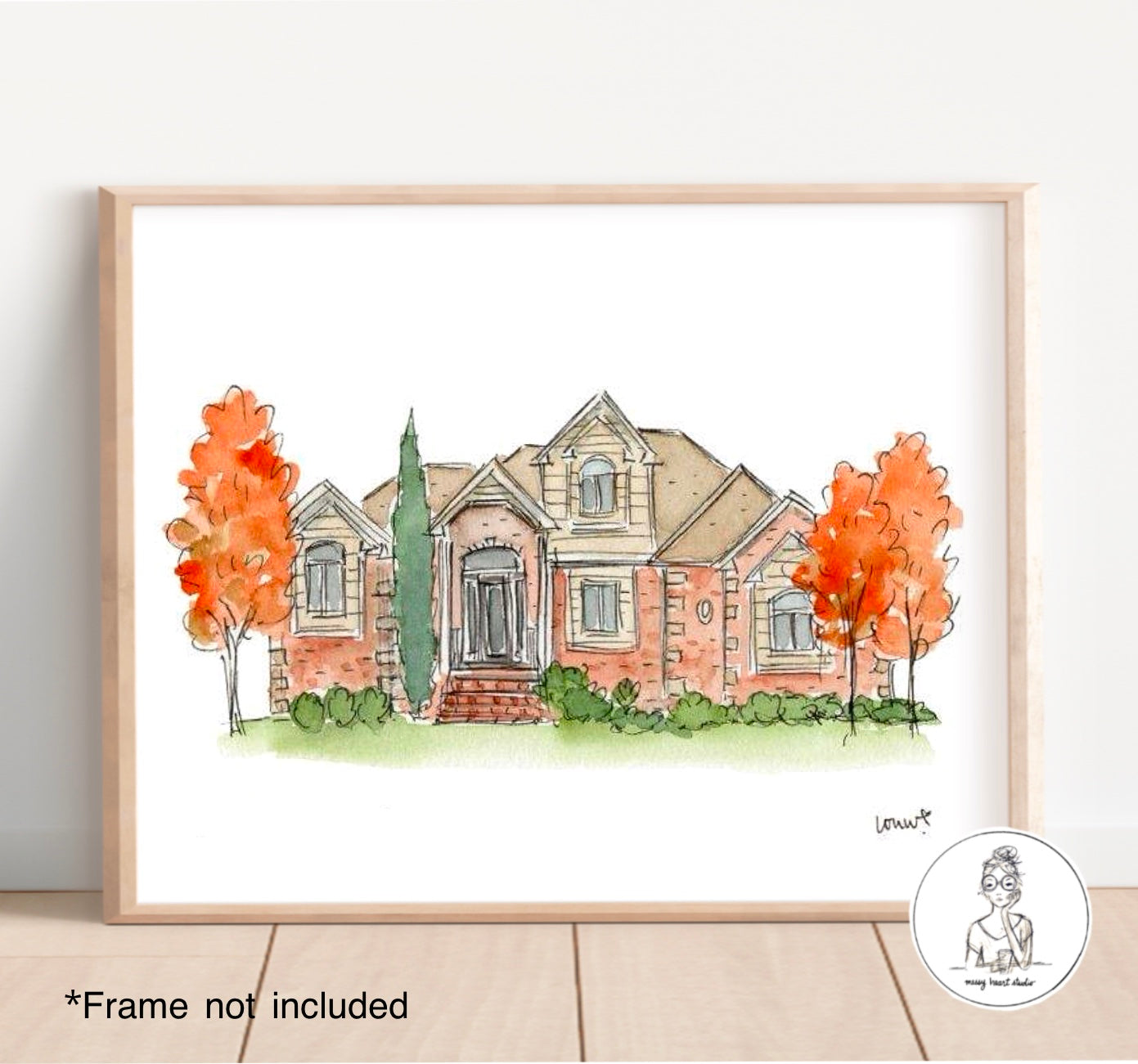 Custom Home Portrait