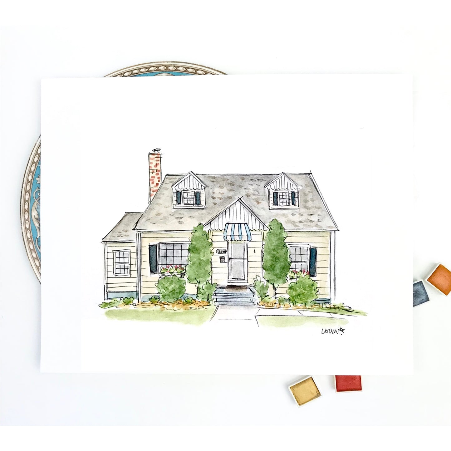 Custom Home Portrait