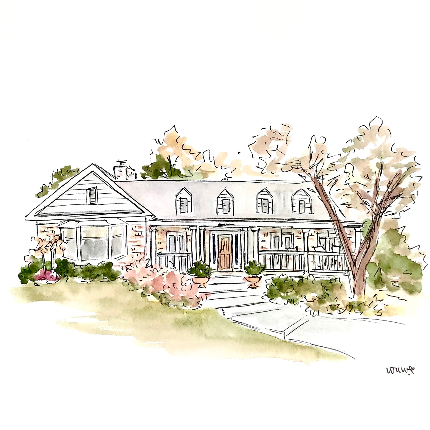 Custom Home Portrait