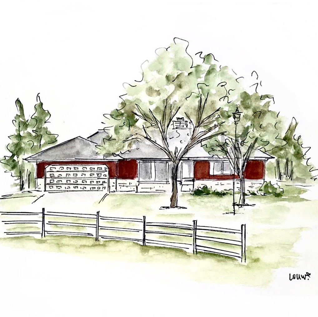 Custom Home Portrait