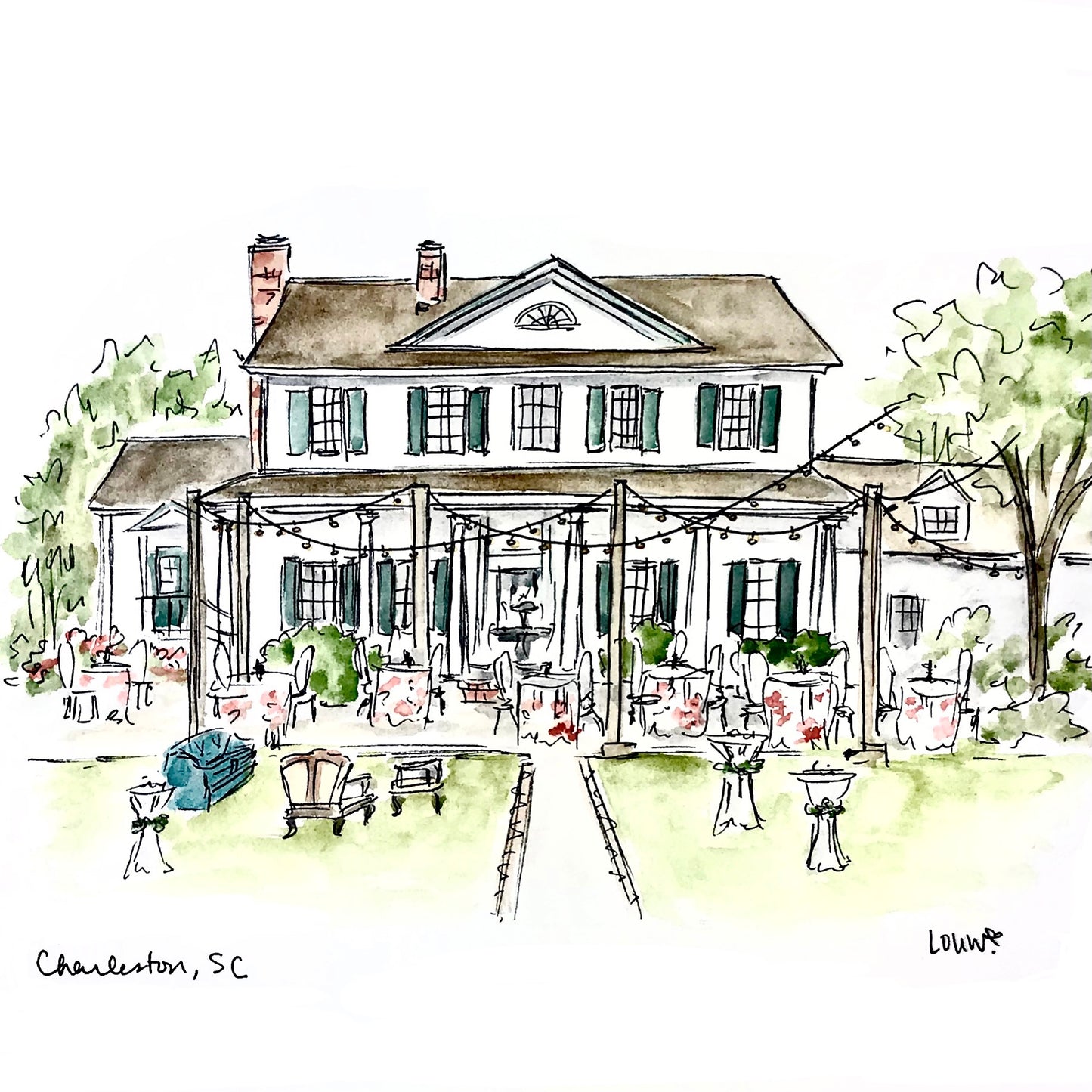 Custom Home Portrait