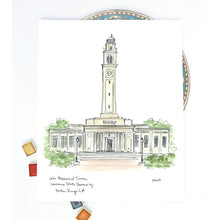Load image into Gallery viewer, Louisiana State University War Memorial Tower, Baton Rouge, LA
